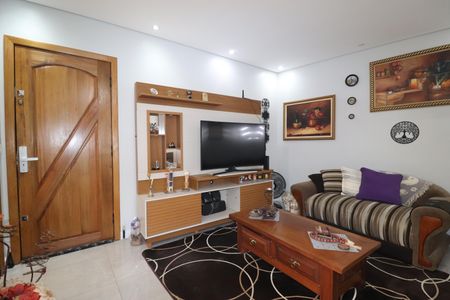Sala de apartamento à venda com 3 quartos, 83m² em Vila Guiomar, Santo André