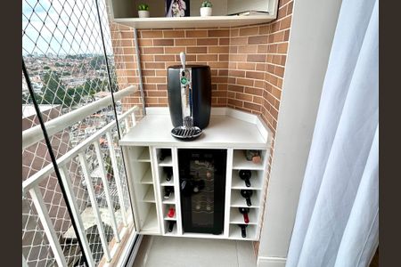 Varanda da Sala de apartamento para alugar com 2 quartos, 59m² em Picanço, Guarulhos