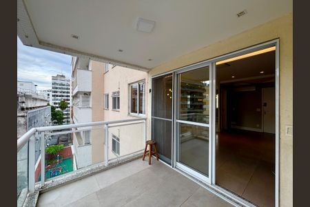 Varanda da Sala de apartamento à venda com 3 quartos, 96m² em Botafogo, Rio de Janeiro