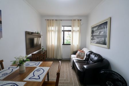 Sala de apartamento para alugar com 2 quartos, 50m² em Balneario Cidade Atlantica, Guarujá