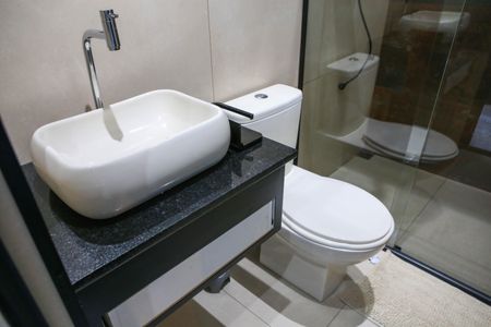 Studio para alugar com 25m², 1 quarto e sem vagaKitnet - Banheiro