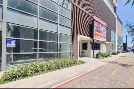 Studio para alugar com 29m², 1 quarto e sem vagaFachada e portaria com Plaquinha