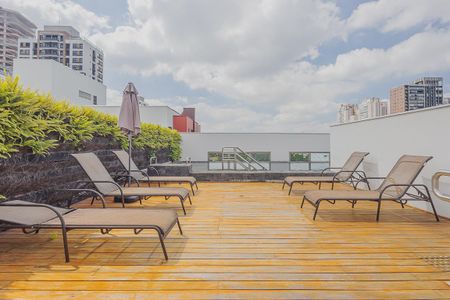 Studio para alugar com 31m², 1 quarto e 1 vagaPiscina