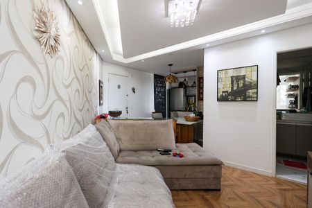 Sala de apartamento à venda com 2 quartos, 52m² em Jardim Monte Alegre, Taboão da Serra