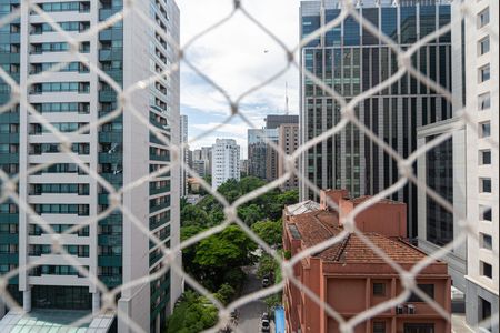 Vista da Sala de apartamento à venda com 2 quartos, 68m² em Cerqueira César, São Paulo