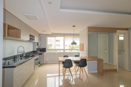 Sala/Cozinha de apartamento para alugar com 2 quartos, 53m² em Fátima, Canoas
