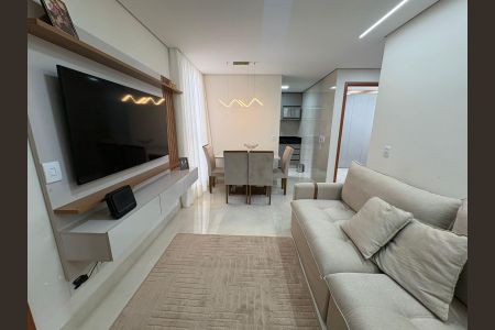 Sala de apartamento à venda com 2 quartos, 50m² em Chacaras Reunidas Santa Terezinha, Contagem