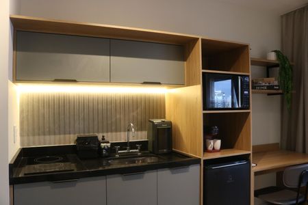 Studio à venda com 30m², 1 quarto e sem vagaCozinha