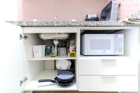 Studio para alugar com 30m², 1 quarto e sem vagaCozinha