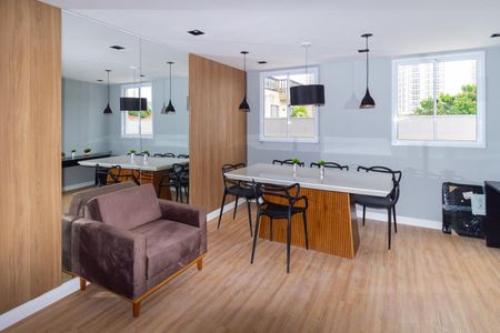 Apartamento para alugar com 36m², 2 quartos e 1 vagaÁrea comum - Salão de festas