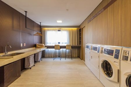 Apartamento para alugar com 29m², 1 quarto e sem vaga Apartamento para alugar com 29m², 1 quarto e sem vagaÁrea comum - Lavanderia