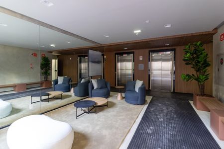 Apartamento para alugar com 29m², 1 quarto e sem vaga Apartamento para alugar com 29m², 1 quarto e sem vagaÁrea comum - Hall Social