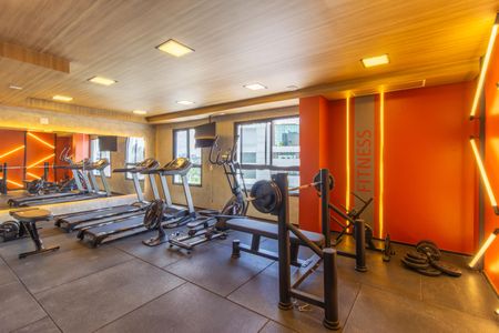 Apartamento para alugar com 29m², 1 quarto e sem vaga Apartamento para alugar com 29m², 1 quarto e sem vagaÁrea comum - Academia