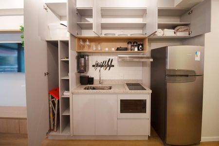 Studio à venda com 32m², 1 quarto e sem vaga