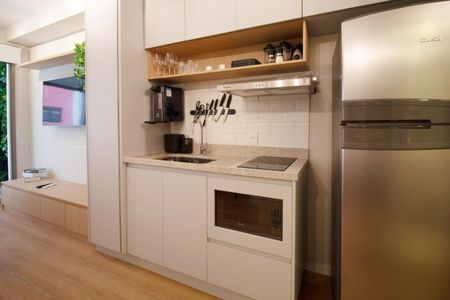 Studio à venda com 32m², 1 quarto e sem vaga