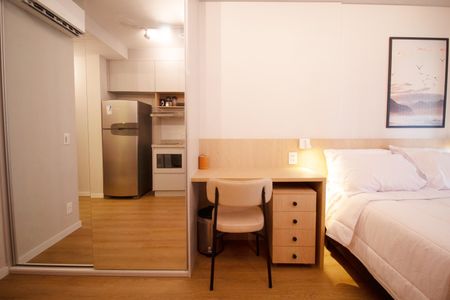 Studio à venda com 32m², 1 quarto e sem vaga