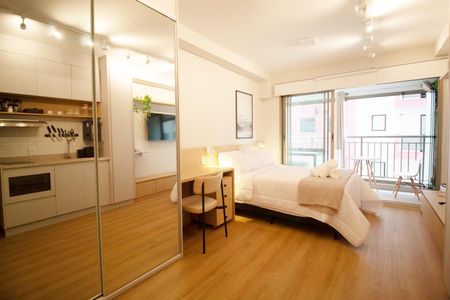 Studio à venda com 32m², 1 quarto e sem vaga