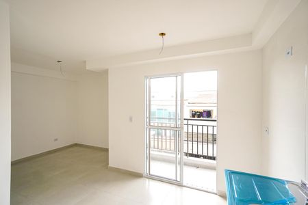 Sala e cozinha de apartamento para alugar com 1 quarto, 25m² em Vila Carrão, São Paulo