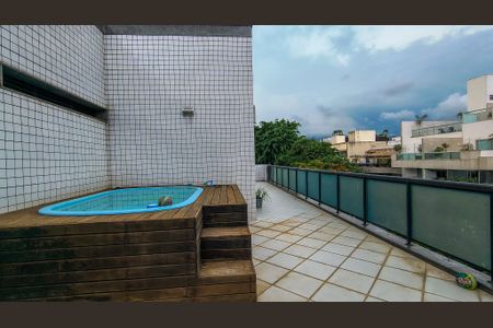 Varanda  de apartamento para alugar com 4 quartos, 312m² em Recreio dos Bandeirantes, Rio de Janeiro