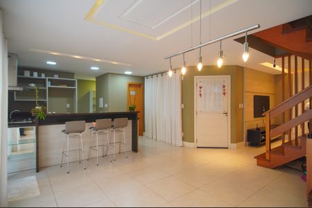 Sala de Jantar de casa de condomínio à venda com 3 quartos, 124m² em Pinheiro, São Leopoldo