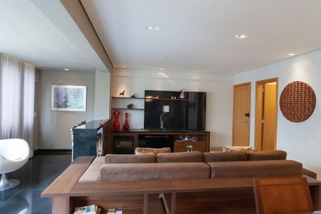 sala de apartamento para alugar com 4 quartos, 140m² em Vila da Serra, Nova Lima