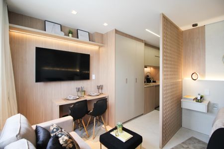 Studio para alugar com 29m², 1 quarto e sem vagaSuíte 