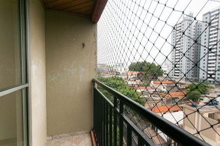 Varanda da Sala de apartamento à venda com 2 quartos, 57m² em Vila Esperança, São Paulo