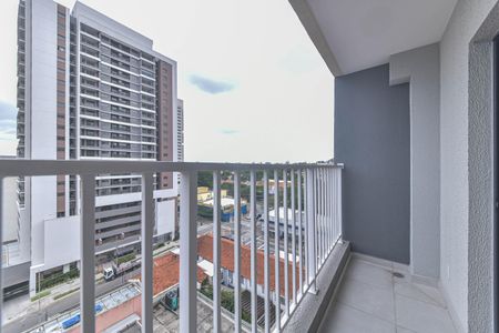 Varanda de kitnet/studio para alugar com 1 quarto, 27m² em Santo Amaro, São Paulo