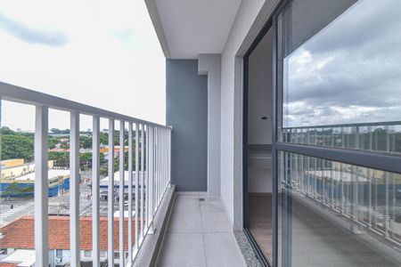 Varanda de kitnet/studio para alugar com 1 quarto, 27m² em Santo Amaro, São Paulo