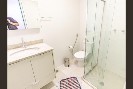 Banheiro de apartamento para alugar com 1 quarto, 35m² em Alto da Mooca, São Paulo