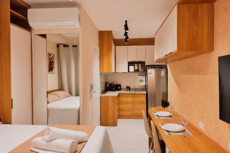 Sala/Quarto de apartamento para alugar com 1 quarto, 28m² em Vila Clementino, São Paulo