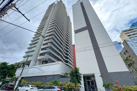 Studio para alugar com 28m², 1 quarto e sem vaga Studio para alugar com 28m², 1 quarto e sem vagaFachada