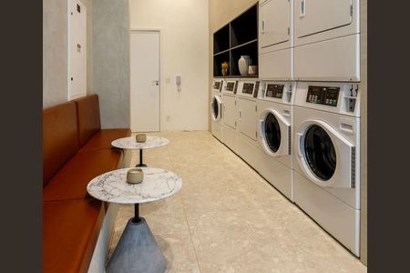 Studio para alugar com 28m², 1 quarto e sem vaga Studio para alugar com 28m², 1 quarto e sem vagaÁrea comum - Lavanderia
