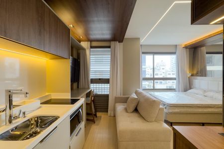 Studio de kitnet/studio para alugar com 1 quarto, 28m² em Pinheiros, São Paulo