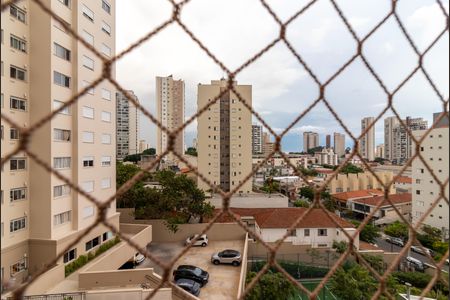 Varanda da Sala - Vista de apartamento à venda com 3 quartos, 76m² em Santa Terezinha, São Paulo