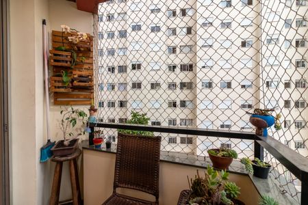 Varanda da Sala de apartamento à venda com 3 quartos, 76m² em Santa Terezinha, São Paulo
