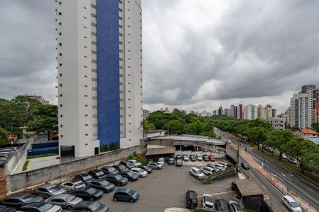 Vista da Sacada de kitnet/studio à venda com 1 quarto, 26m² em Vila Guarani (zona Sul), São Paulo