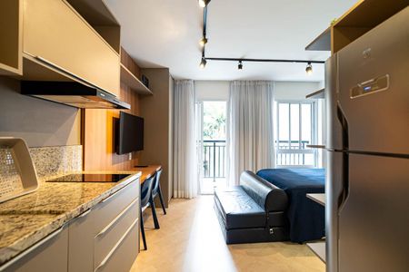 Studio à venda com 27m², 1 quarto e sem vagaCozinha