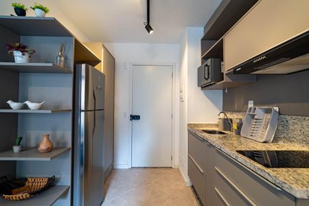 Studio à venda com 27m², 1 quarto e sem vagaCozinha