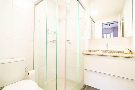 Banheiro de kitnet/studio à venda com 1 quarto, 27m² em Paraíso, São Paulo