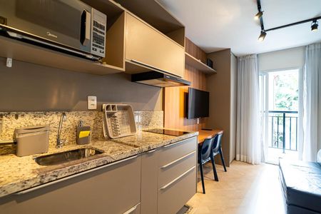 Studio à venda com 27m², 1 quarto e sem vagaCozinha