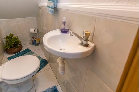 Lavabo de casa à venda com 3 quartos, 108m² em Vila Alto de Santo Andre, Santo André