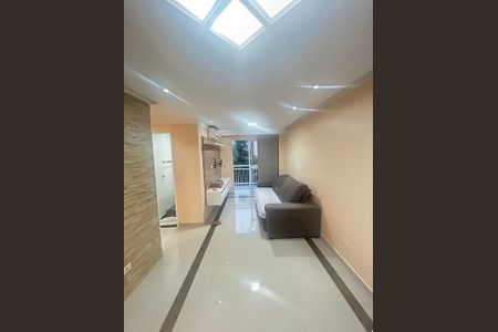 Sala de apartamento para alugar com 2 quartos, 52m² em Morro Nova Cintra, Santos