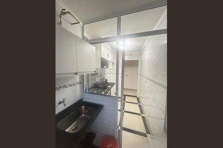 Área de serviço de apartamento para alugar com 2 quartos, 52m² em Morro Nova Cintra, Santos
