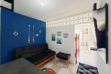 Sala de apartamento para alugar com 1 quarto, 30m² em Aviação, Praia Grande