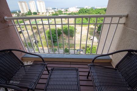 Varanda da Sala  de apartamento para alugar com 2 quartos, 57m² em Jardim Sao Carlos, Sorocaba