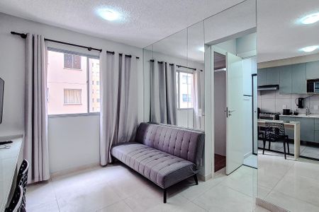 Sala de apartamento para alugar com 1 quarto, 30m² em Barra Funda, São Paulo