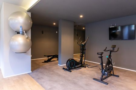 Apartamento para alugar com 49m², 2 quartos e 1 vaga Apartamento para alugar com 49m², 2 quartos e 1 vagaÁrea comum - Academia