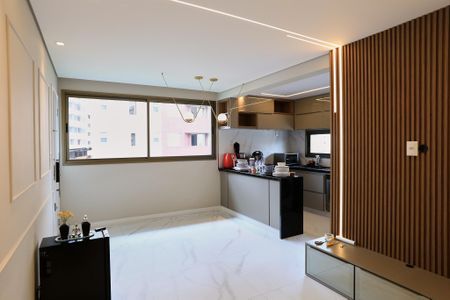 Sala de apartamento à venda com 2 quartos, 64m² em Santo Antônio, Belo Horizonte