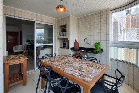 Varanda  de apartamento para alugar com 3 quartos, 116m² em Guilhermina, Praia Grande